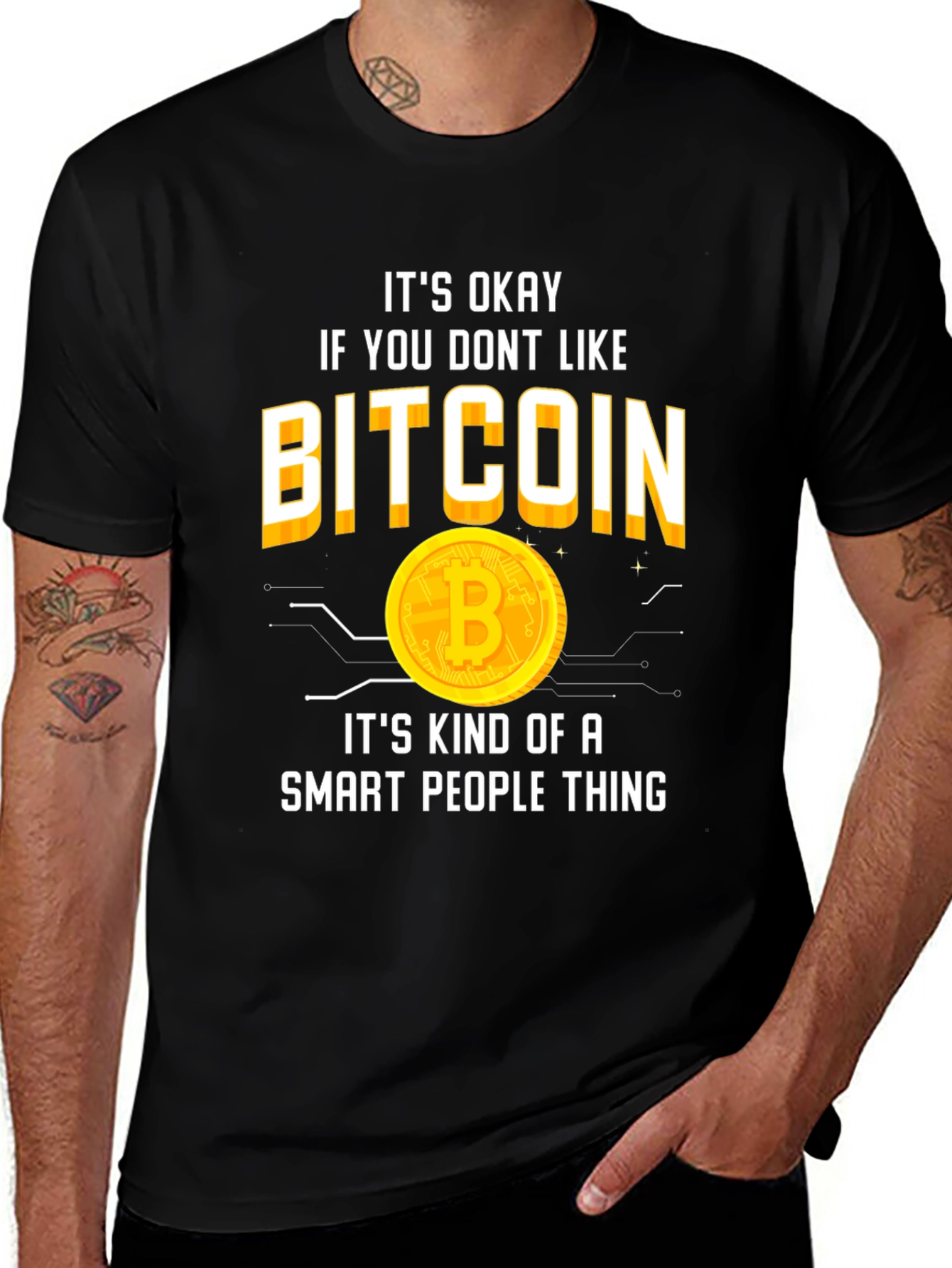Bitcoin Smart People T-Shirt Crypto Tee