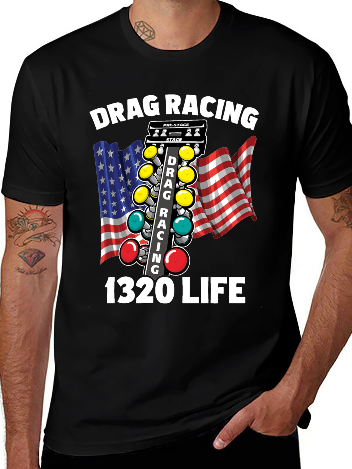 Variant 11 of Drag Racing 1320 Life T-Shirt