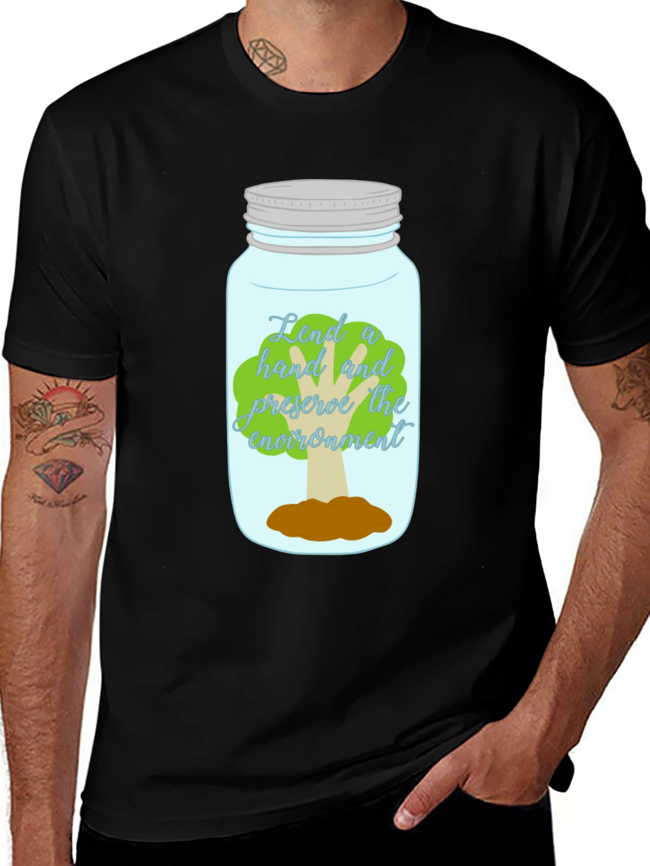 Variant 25 of Eco-Friendly Jar T-Shirt