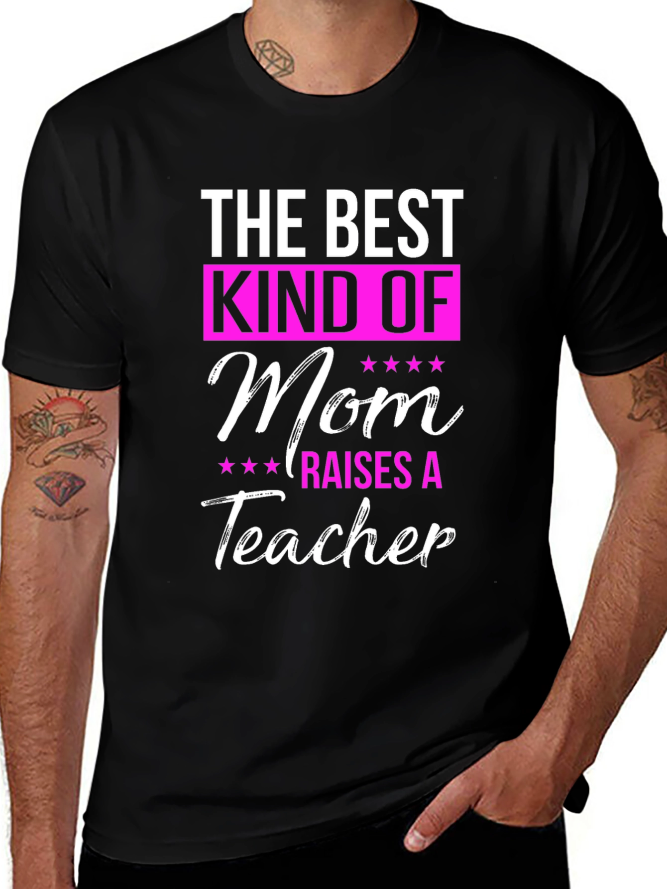Best Kind of Mom Teacher Graphic Tee