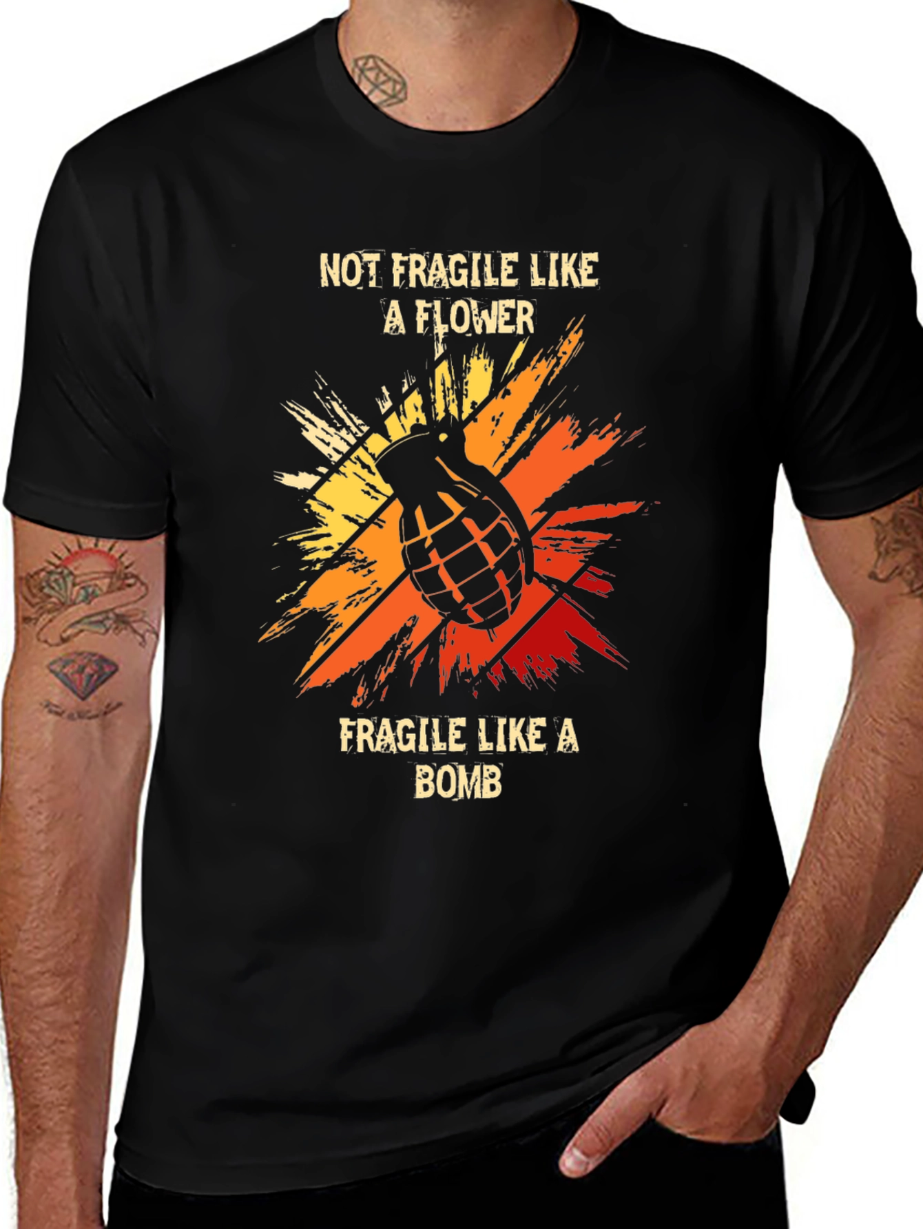 Not Fragile Like A Flower Bomb T-Shirt