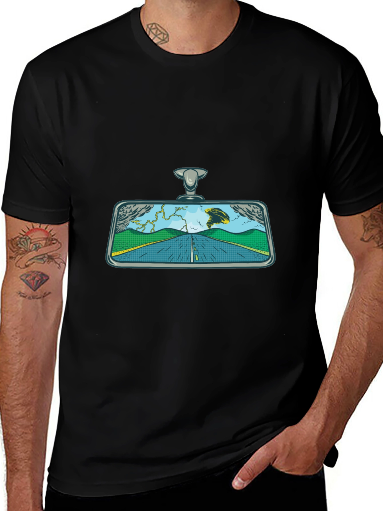Variant 7 of Rearview Mirror Road Trip T-Shirt