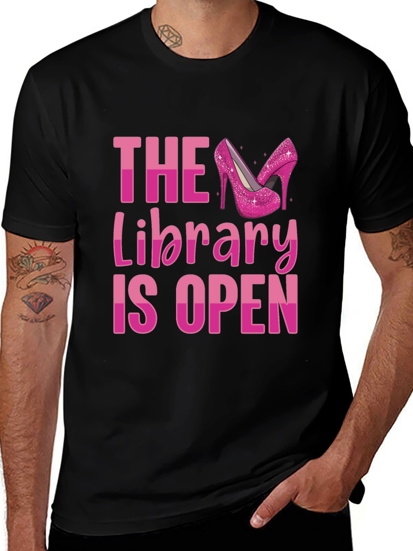 Variant 28 of The Library is Open Drag Queen T-Shirt
