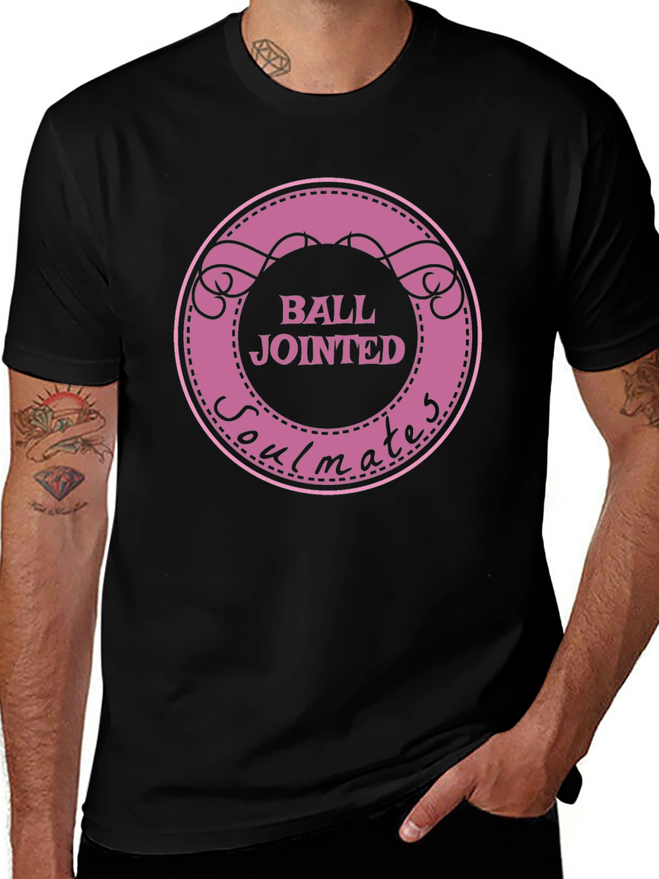 Variant 7 of Ball Jointed Soulmates Graphic Tee