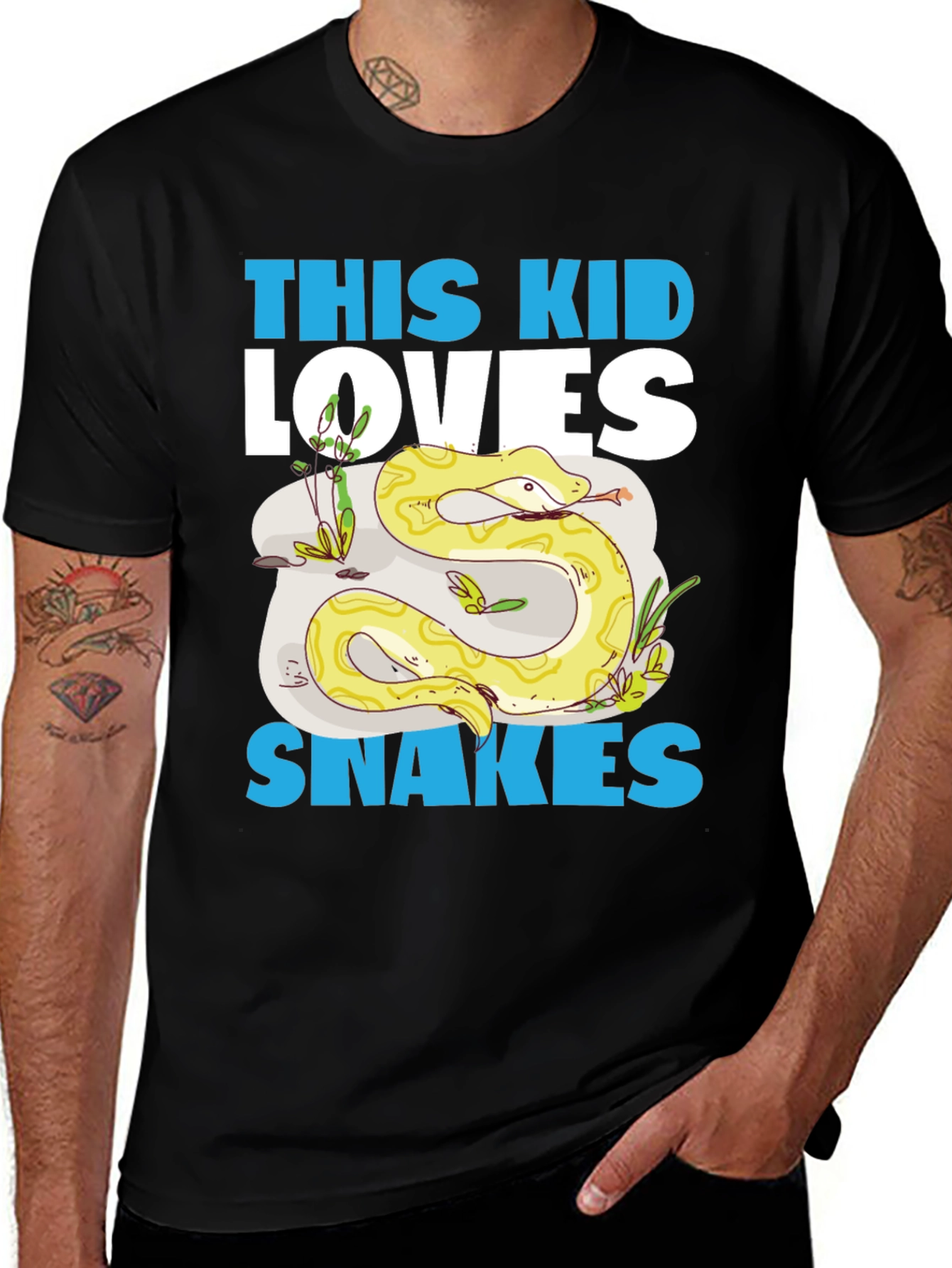 Variant 24 of This Kid Loves Snakes T-Shirt