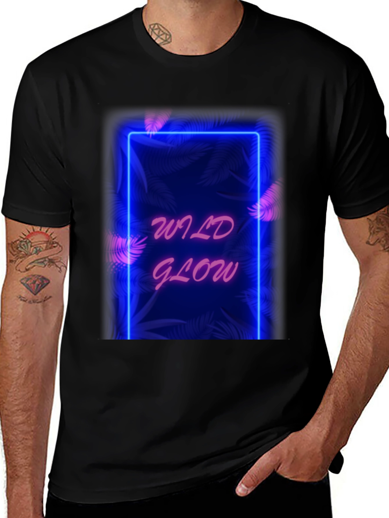 Variant 12 of Wild Glow Neon T-Shirt - Trendy Graphic Tee