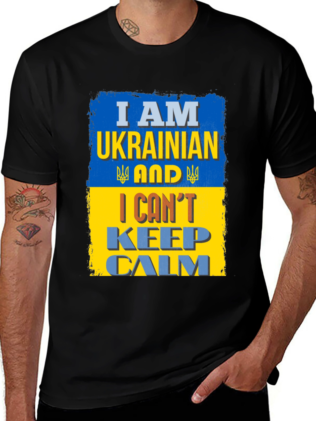 Variant 16 of I Am Ukrainian And I Can't Keep Calm T-Shirt