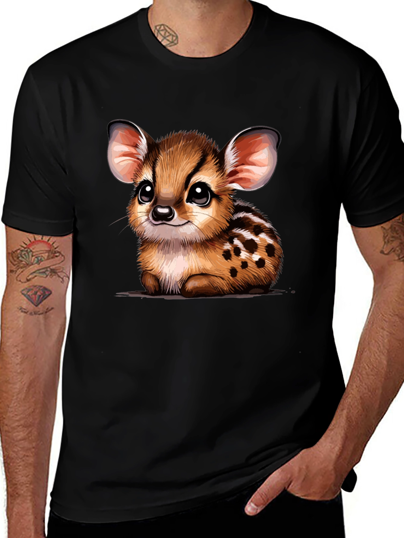 Variant 19 of Cute Chevrotain T-Shirt - Adorable Animal Tee
