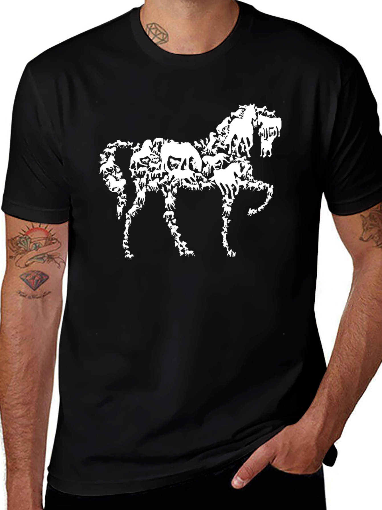 Variant 29 of Horse Silhouette T-Shirt
