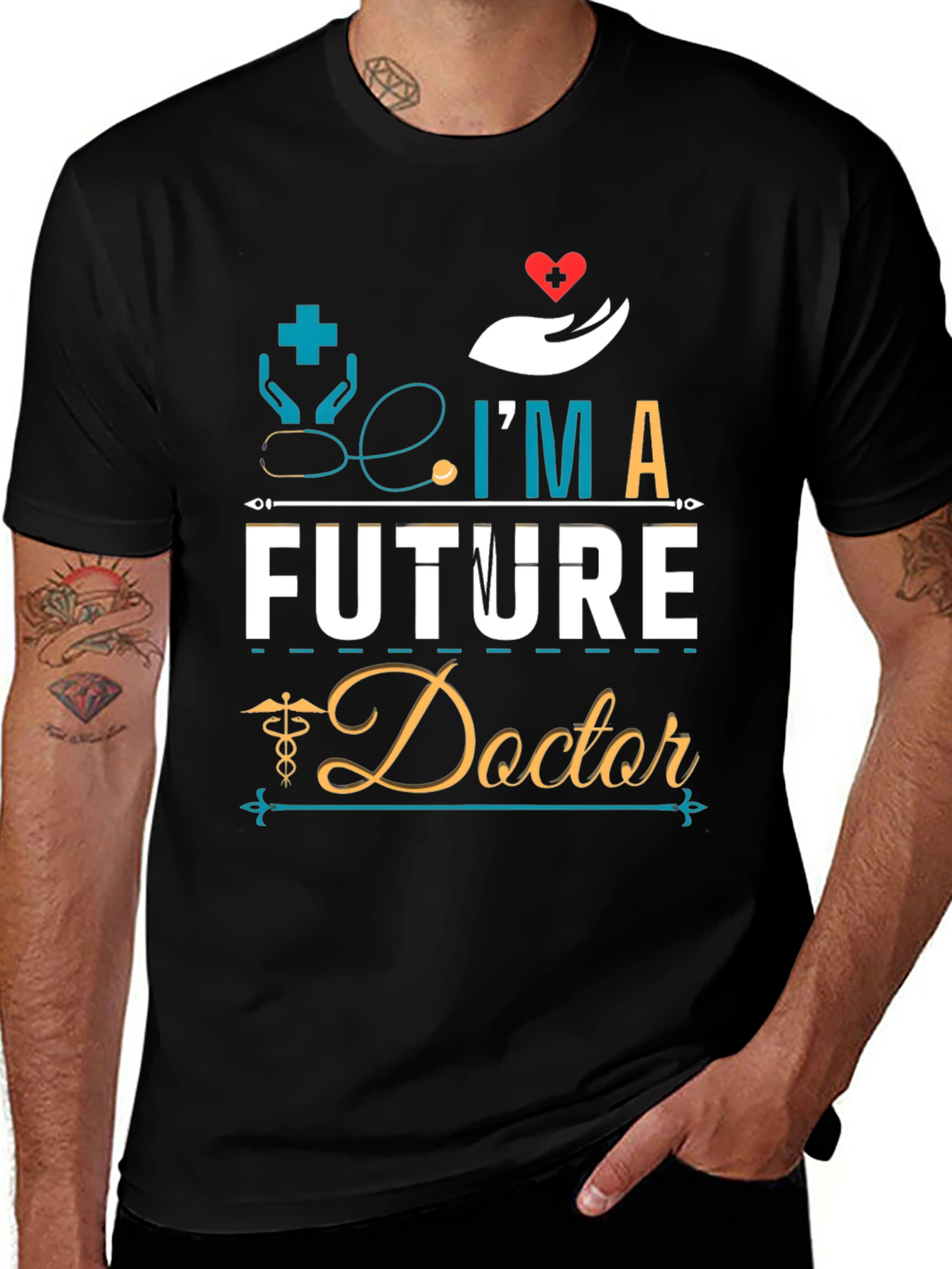 Variant 17 of Future Doctor T-Shirt - Medical Student Tee