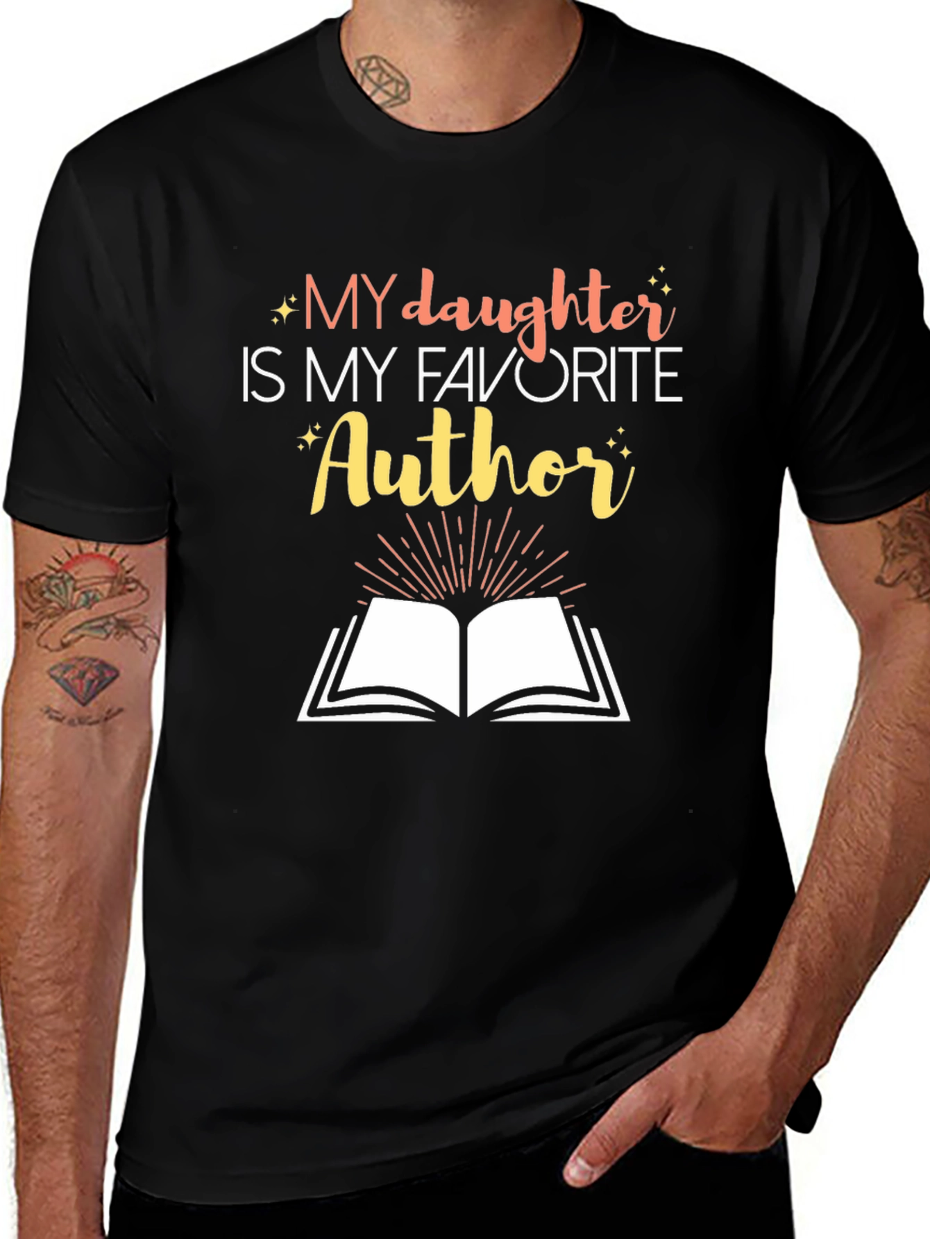 Variant 18 of My Daughter Is My Favorite Author T-Shirt