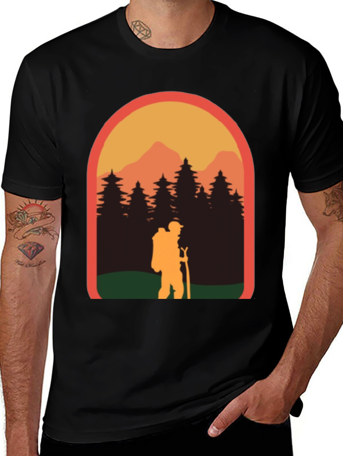 Variant 28 of Hiking Adventure T-Shirt - Nature Inspired Graphic Tee