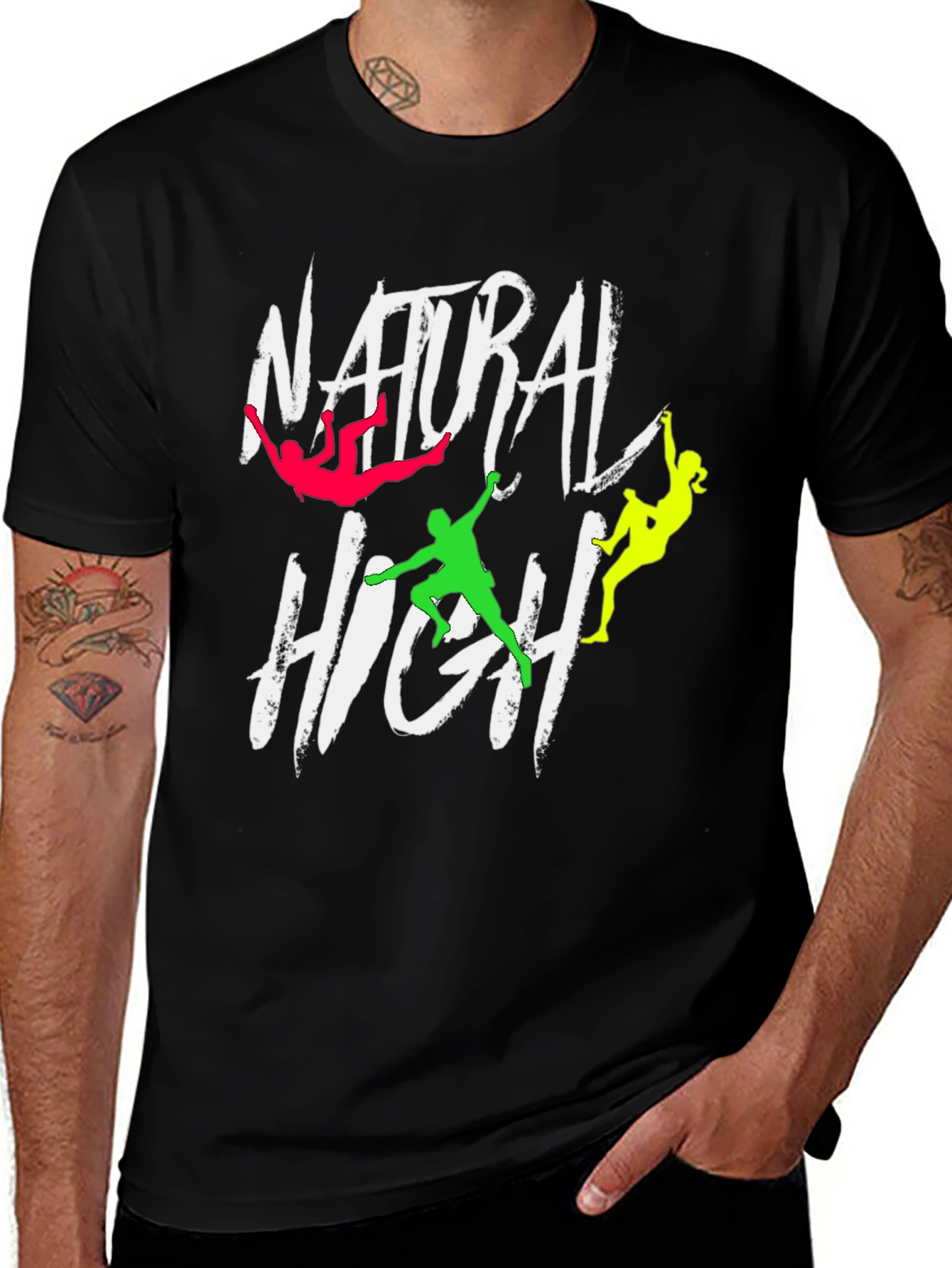 Variant 21 of Natural High Climber Graphic T-Shirt