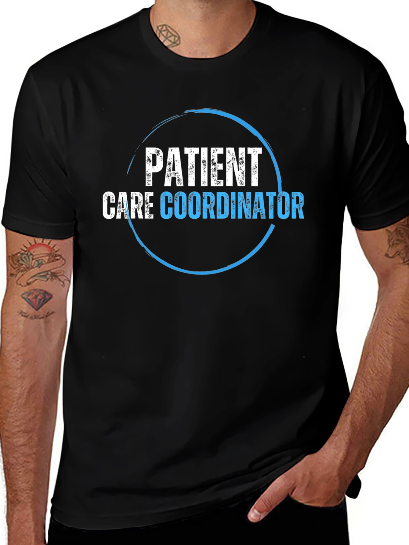 Variant 14 of Patient Care Coordinator T-Shirt - Black