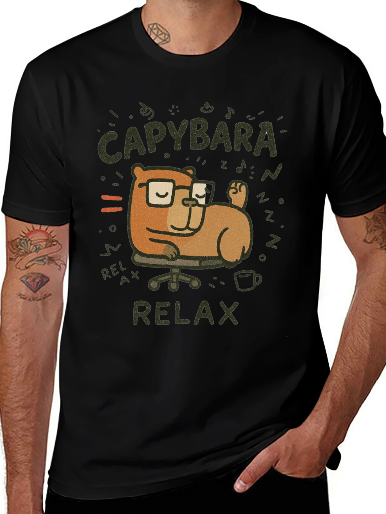Variant 9 of Capybara Relax T-Shirt - Funny & Comfortable