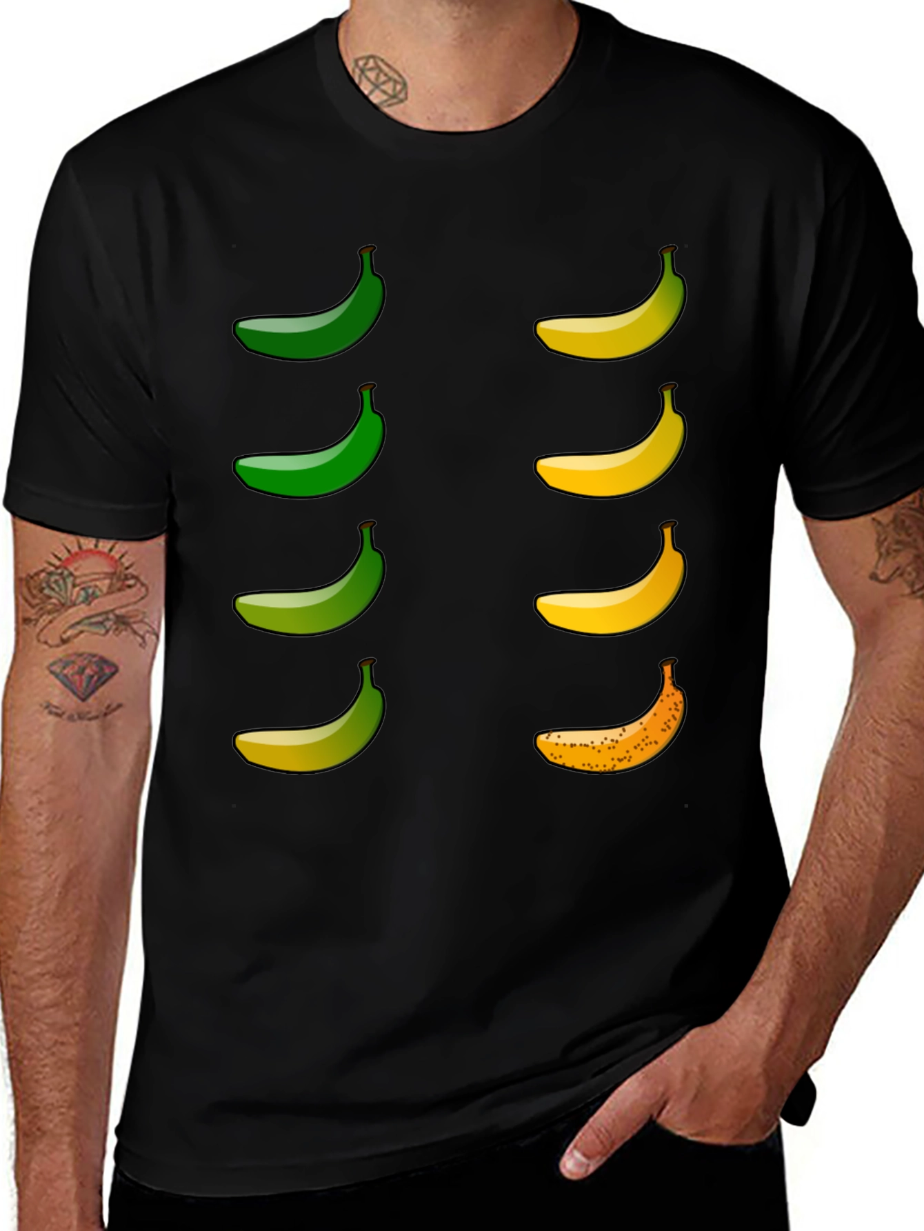Variant 10 of Banana Evolution T-Shirt