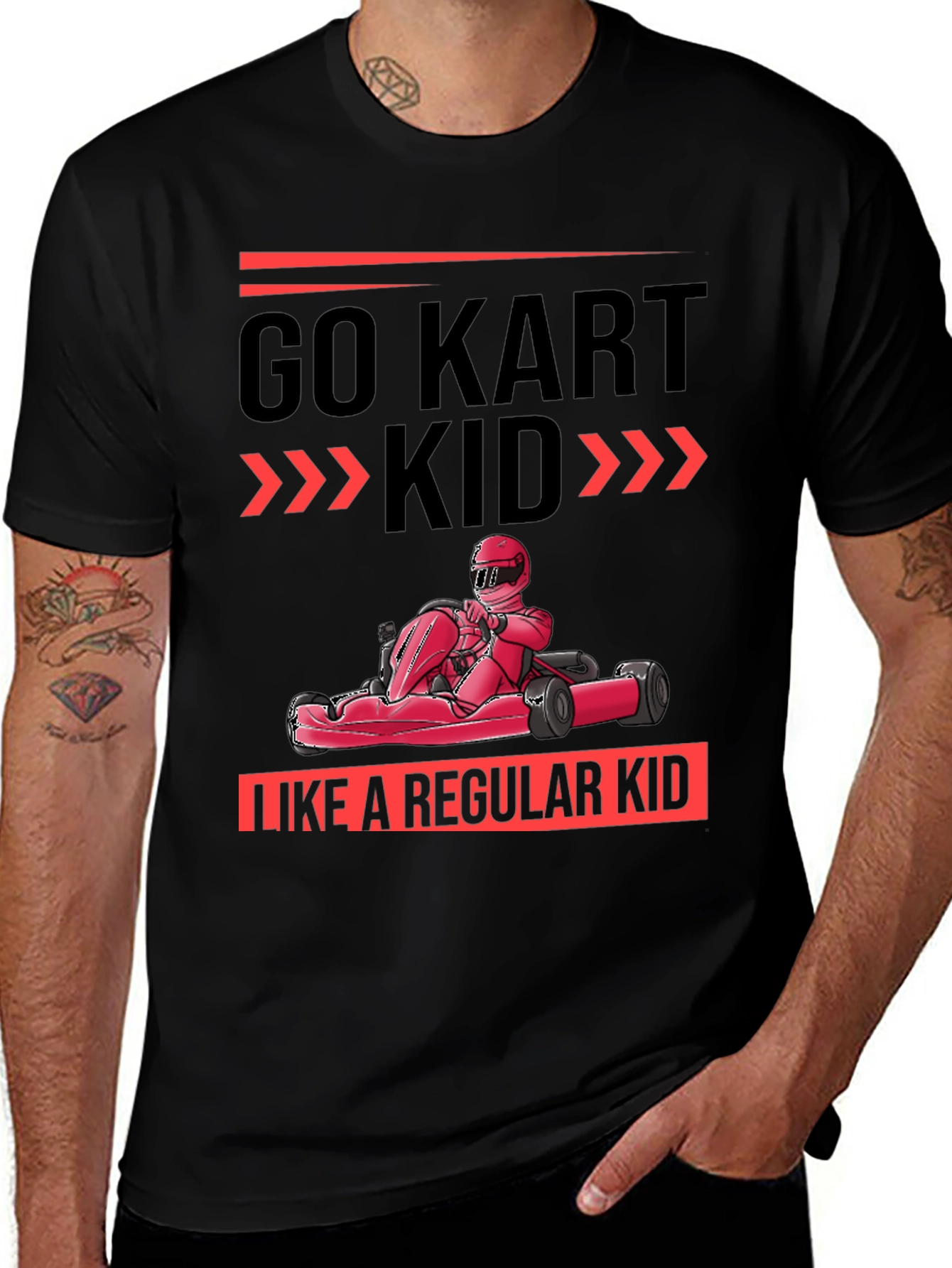 Variant 25 of Go Kart Kid Graphic Tee - Racing Enthusiast T-Shirt