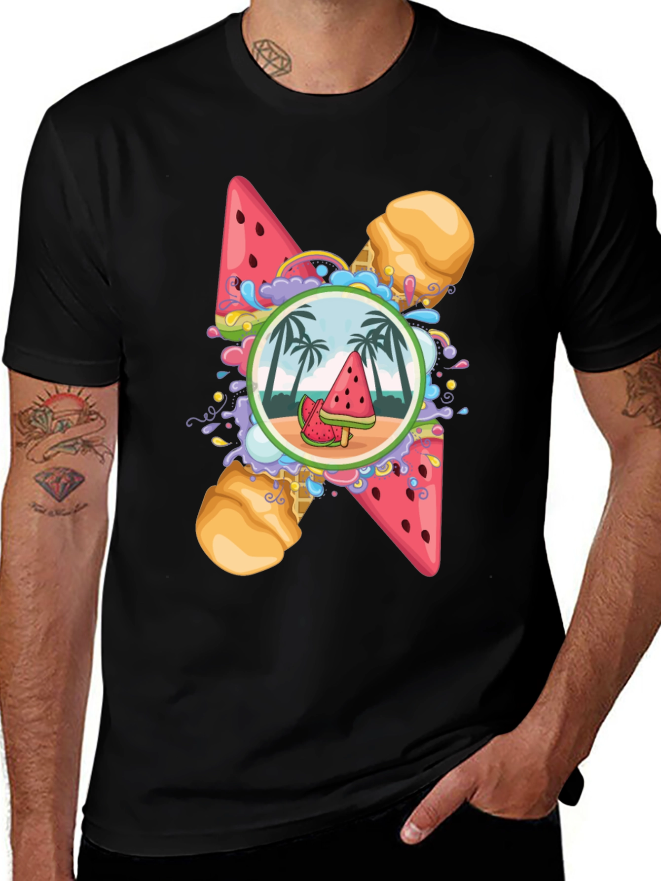 Variant 23 of Summer Vibes Graphic T-Shirt
