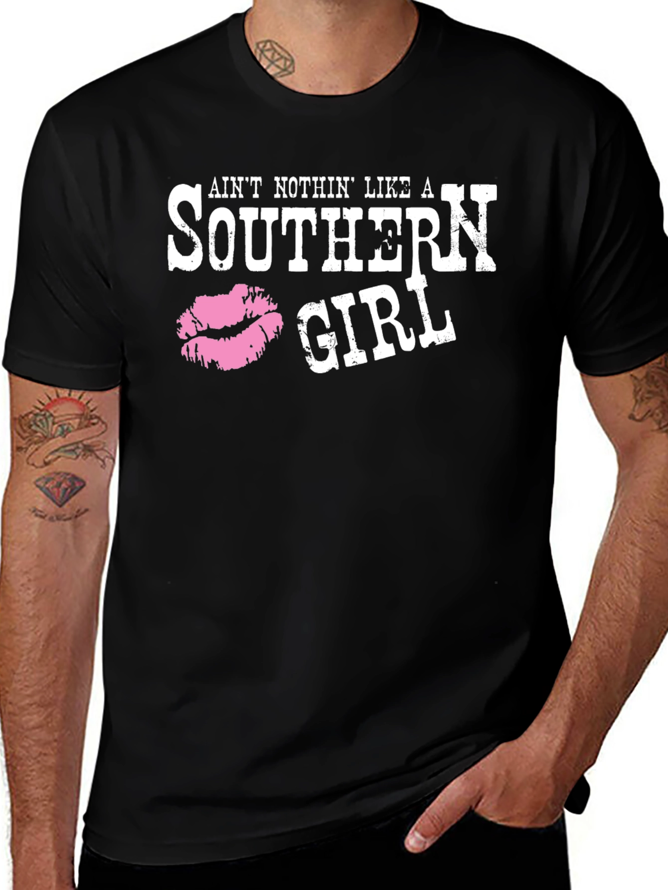 Variant 14 of Southern Girl Black Graphic Tee