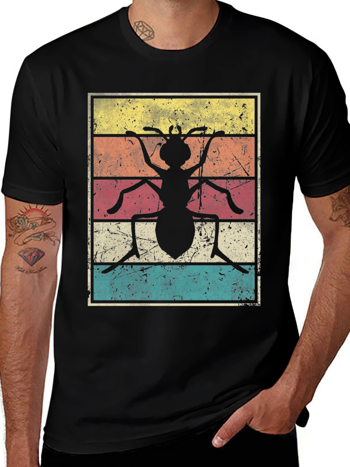 Variant 21 of Retro Ant Graphic T-Shirt