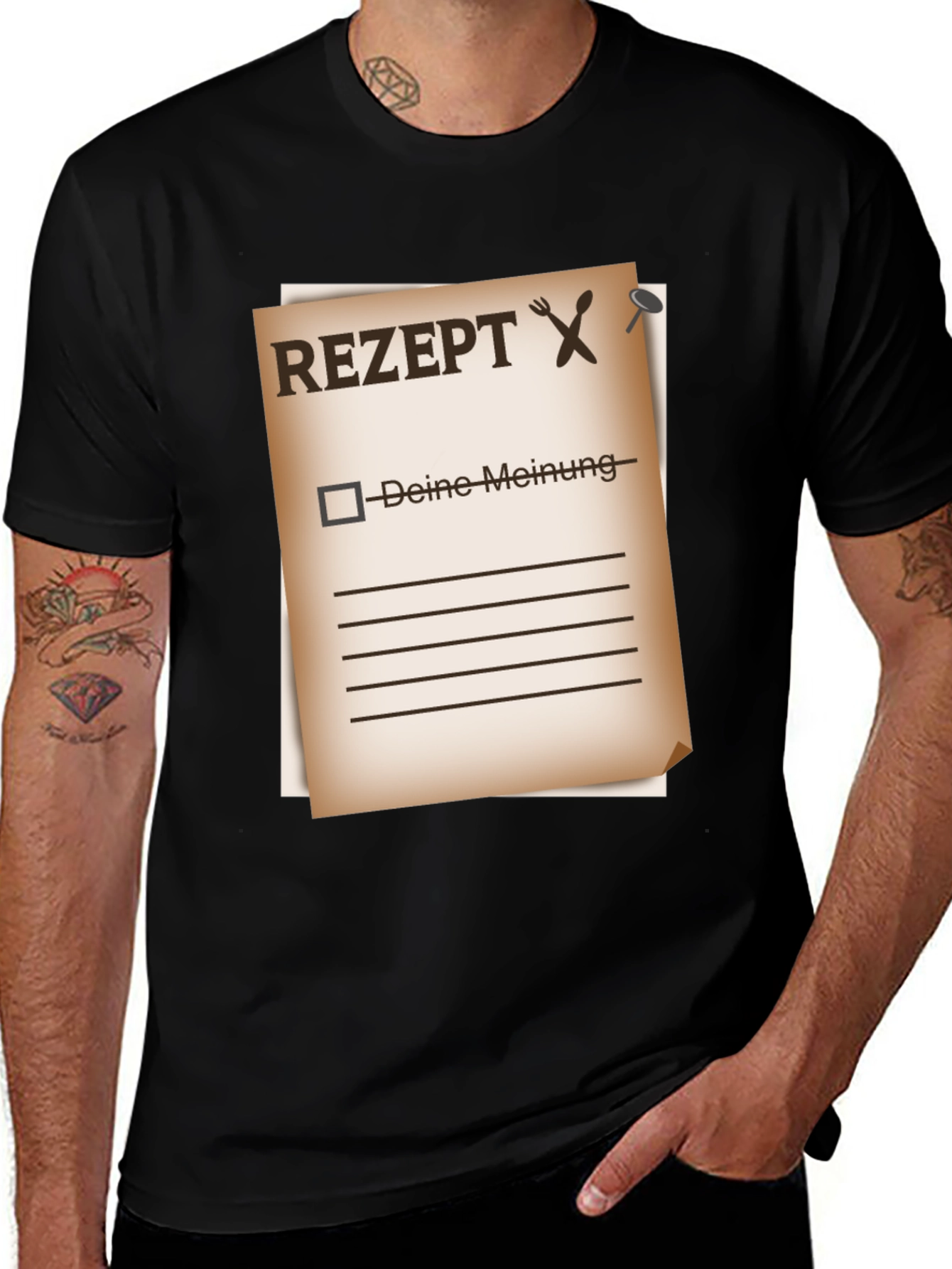 Rezept Graphic Tee - Foodie Fashion
