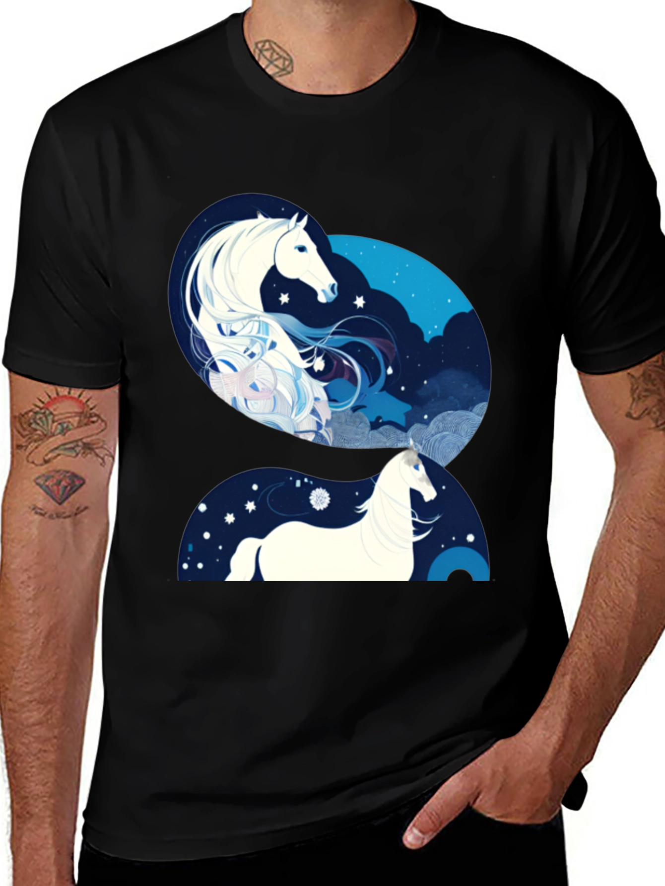 Variant 24 of Equine Galaxy Graphic Tee