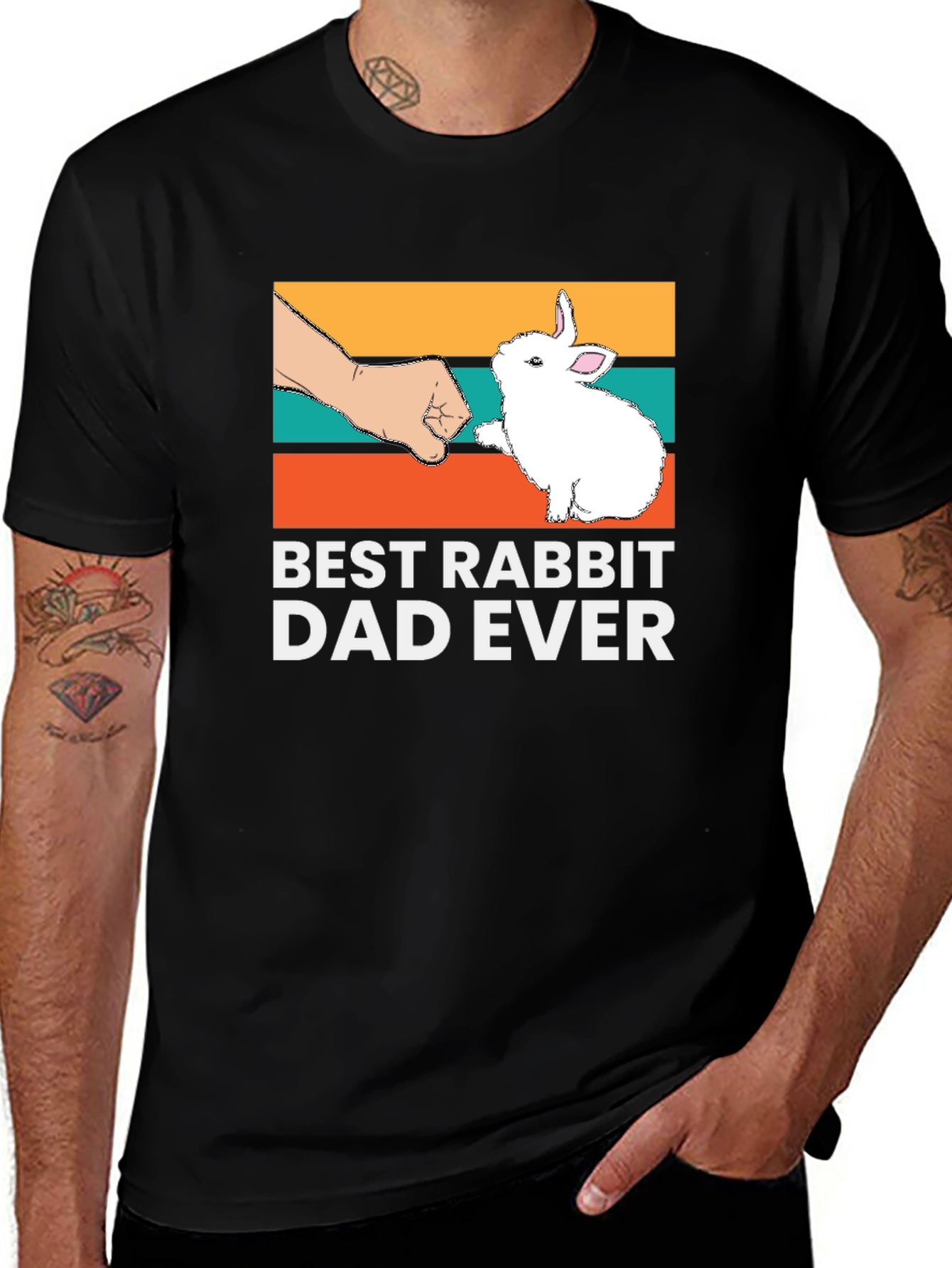 Variant 20 of Best Rabbit Dad Ever T-Shirt