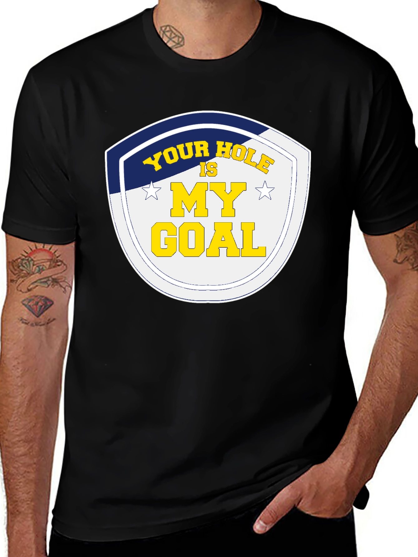 Variant 2 of Your Hole Is My Goal Graphic T-Shirt