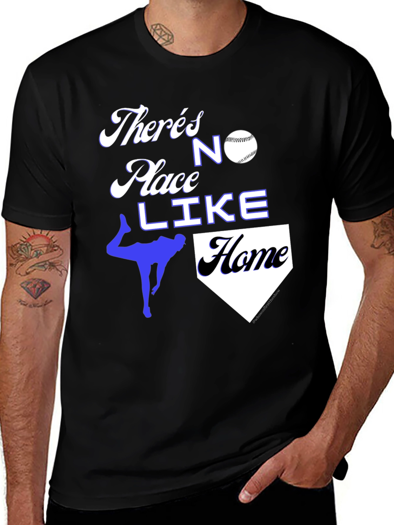 Variant 6 of Baseball Home T-Shirt: There's No Place Like Home