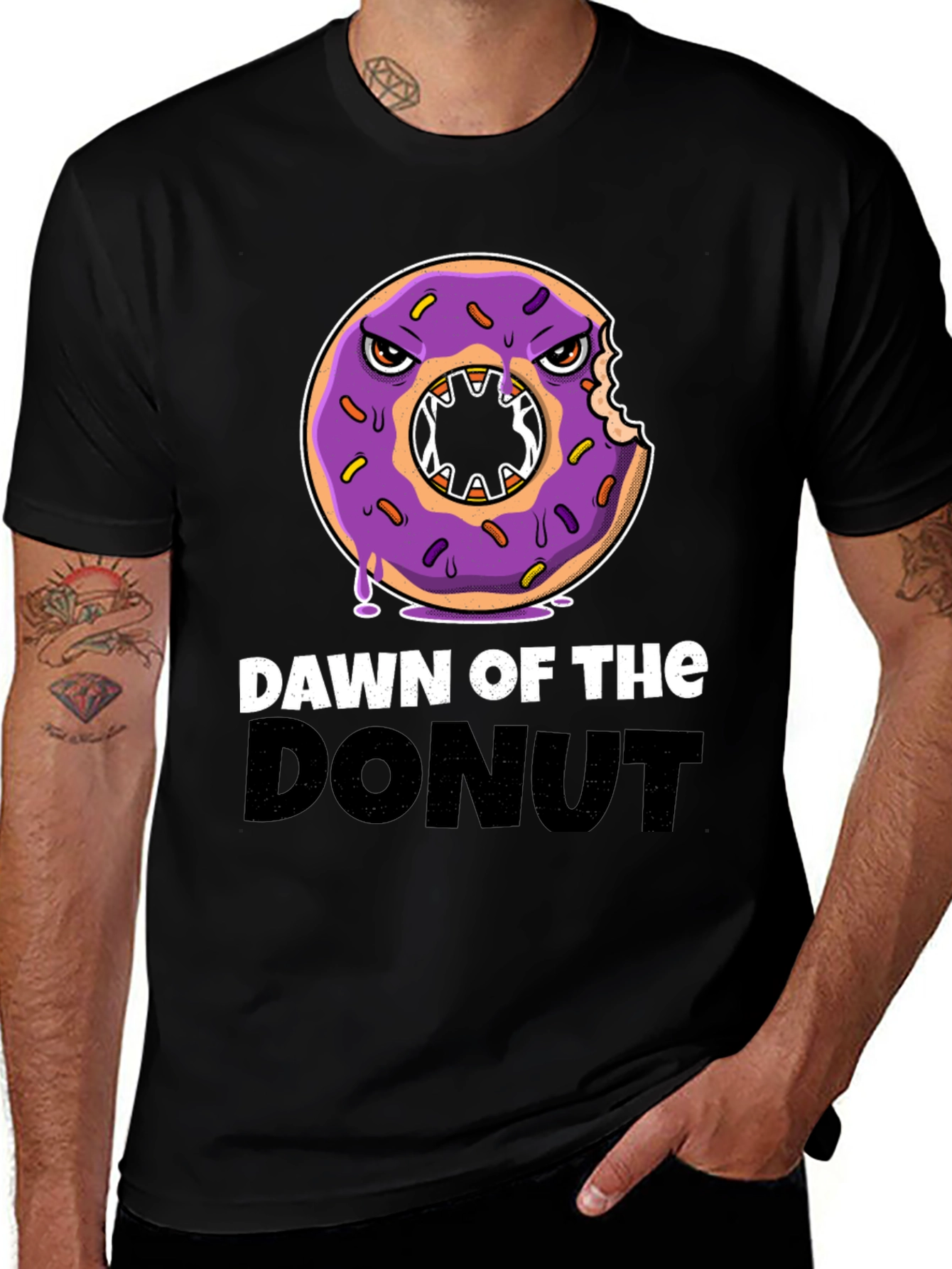Variant 5 of Dawn of the Donut Graphic Tee