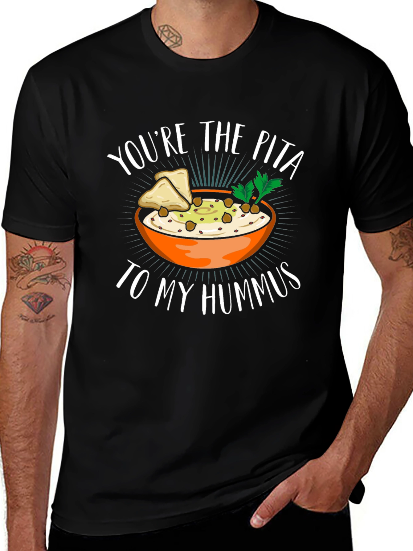 Variant 7 of You're the Pita to My Hummus T-Shirt