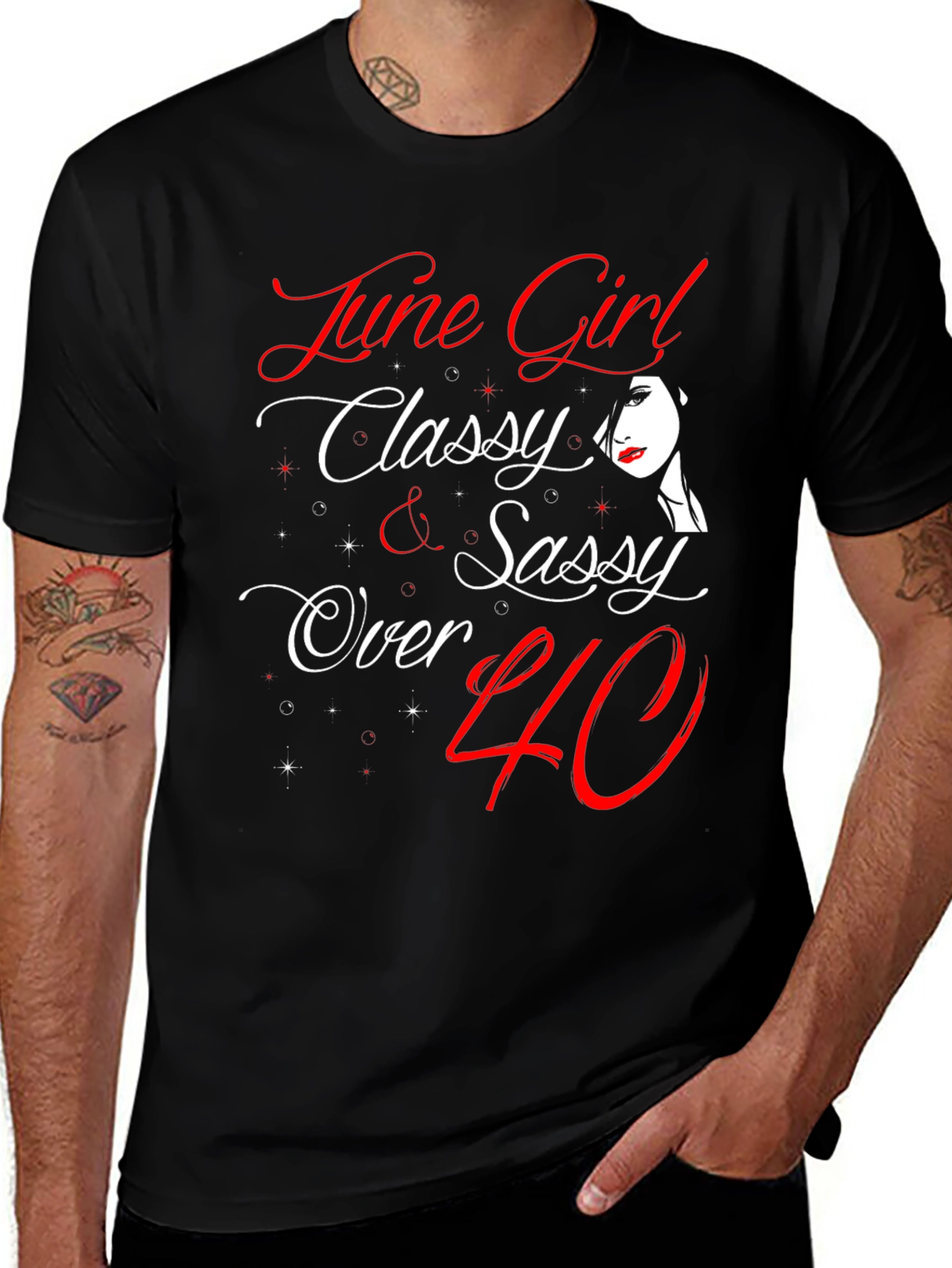 June Girl Classy & Sassy Over 40 T-Shirt