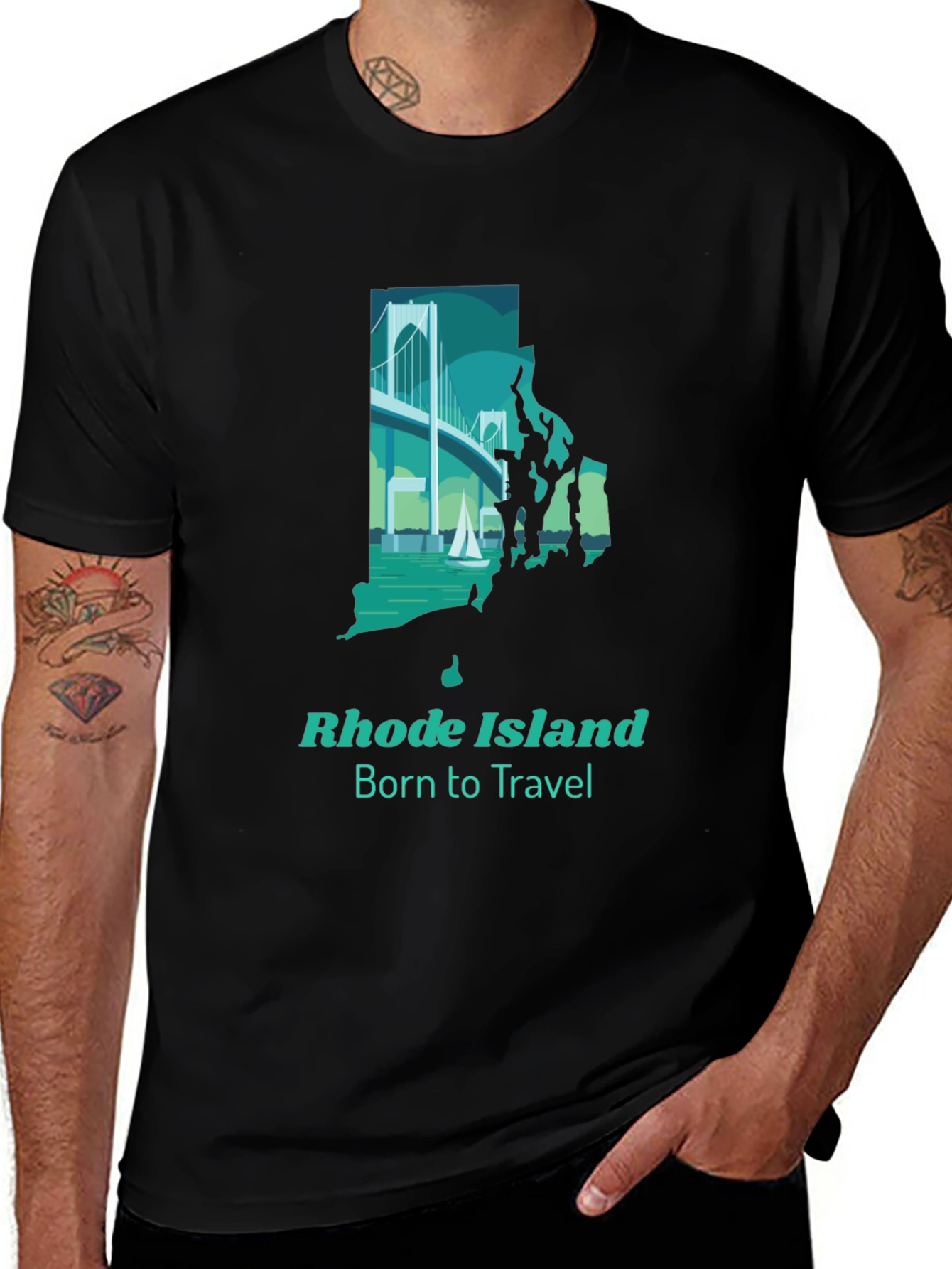 Rhode Island Travel Graphic Tee