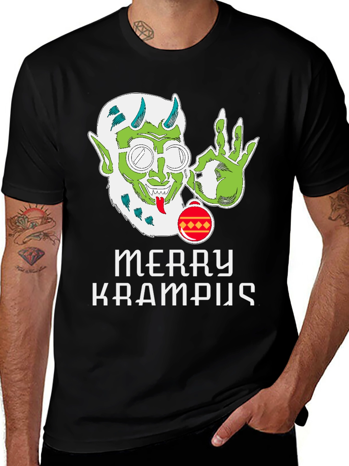 Merry Krampus Holiday T-Shirt
