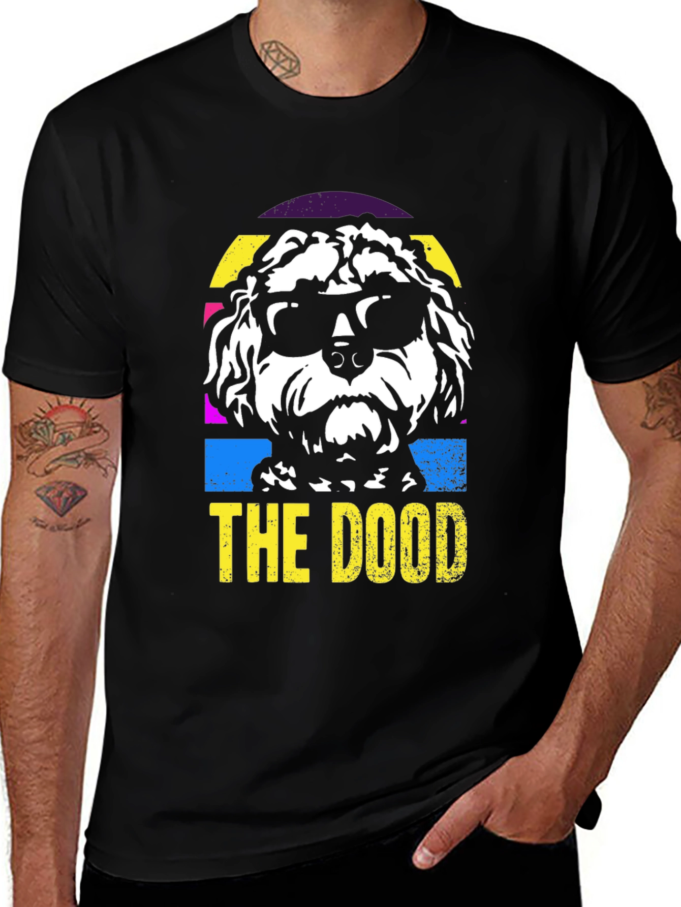 Variant 6 of The Dood Dog Graphic T-Shirt - Cool Canine Vibes