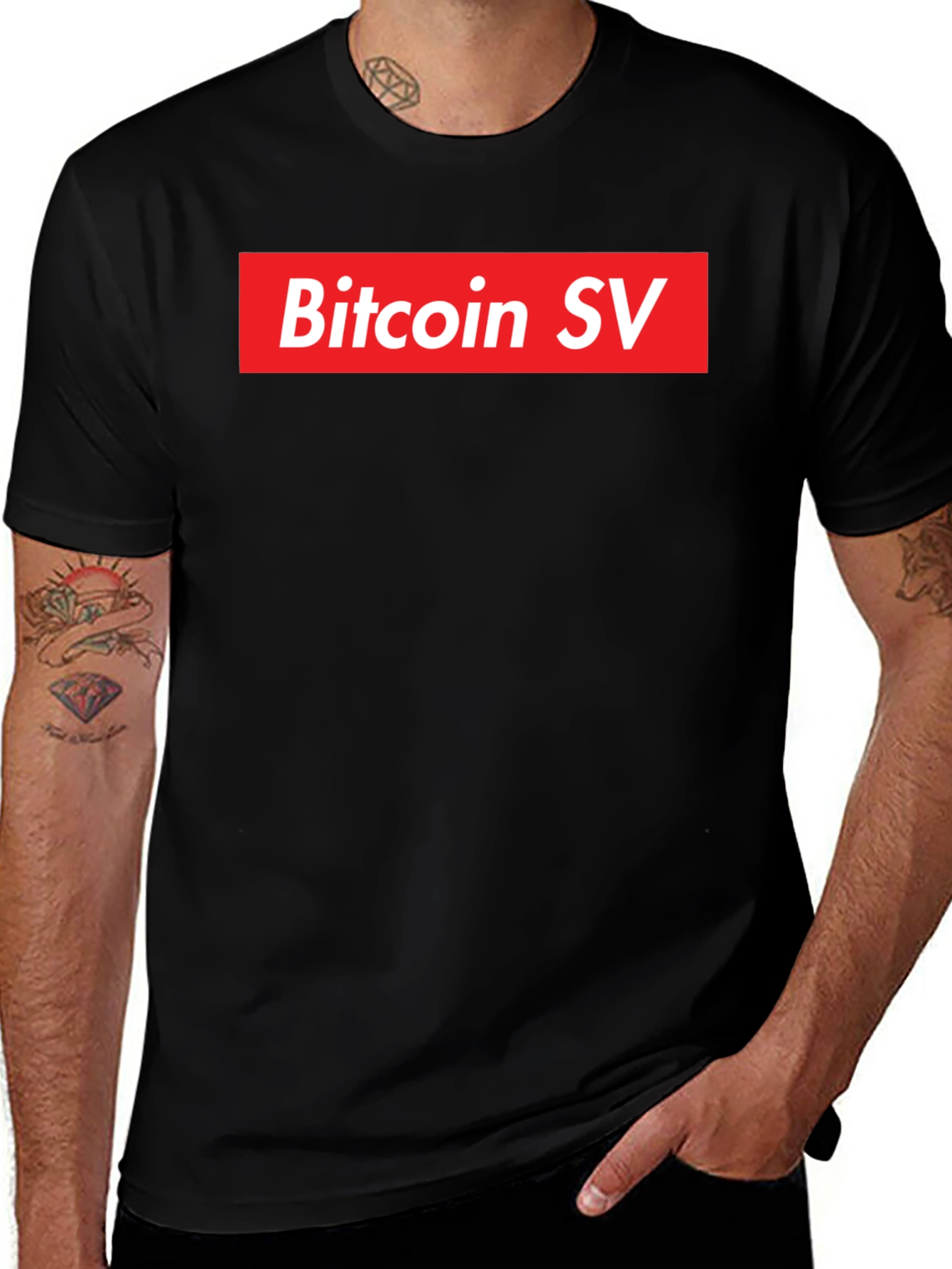 Bitcoin SV Red Box Logo T-Shirt
