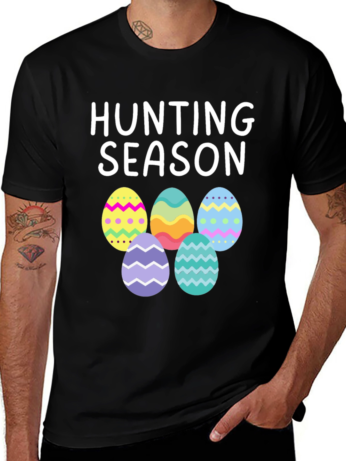Hunting Season Easter Eggs Graphic Tee