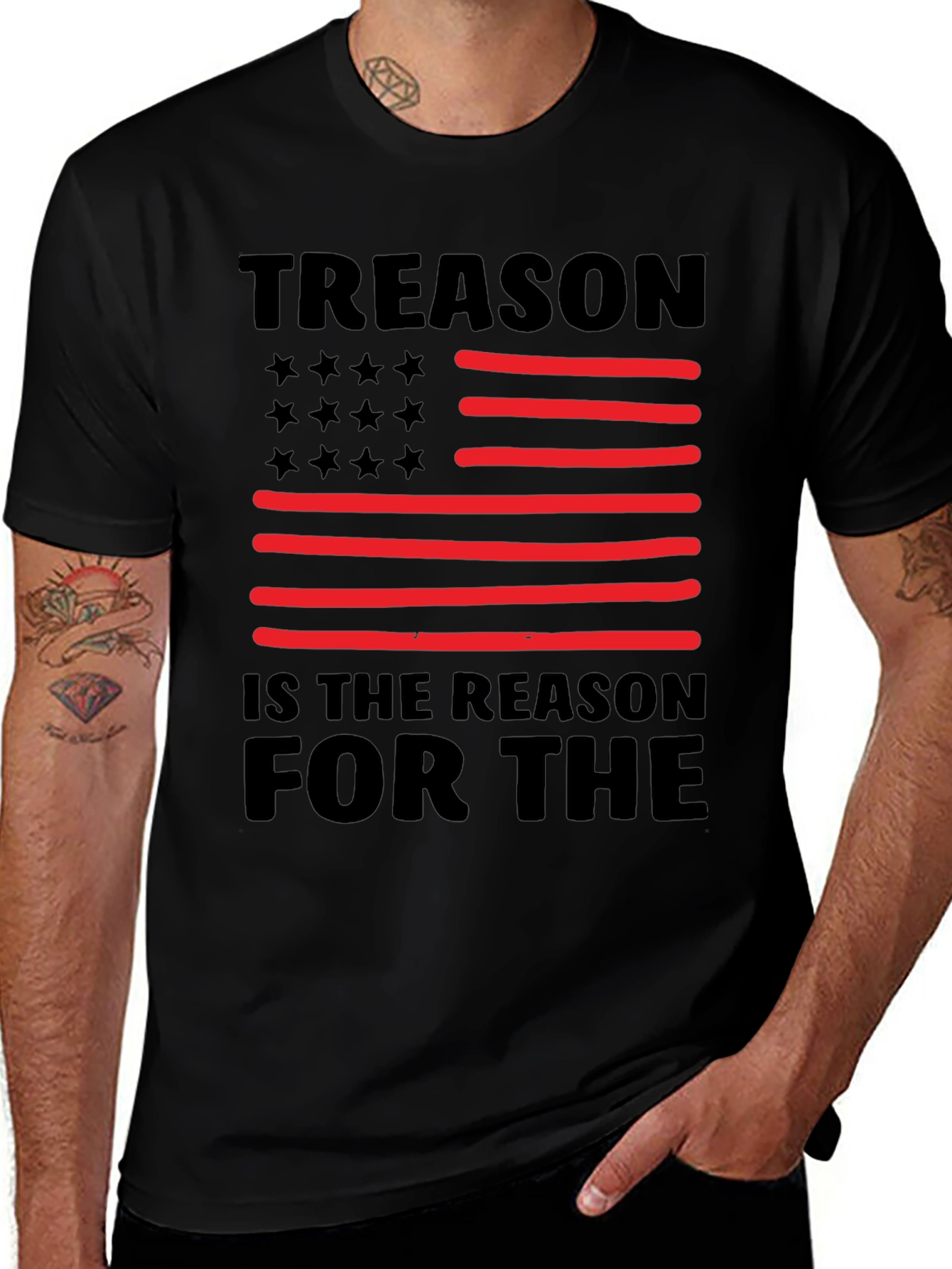 Variant 8 of Treason is The Reason T-Shirt