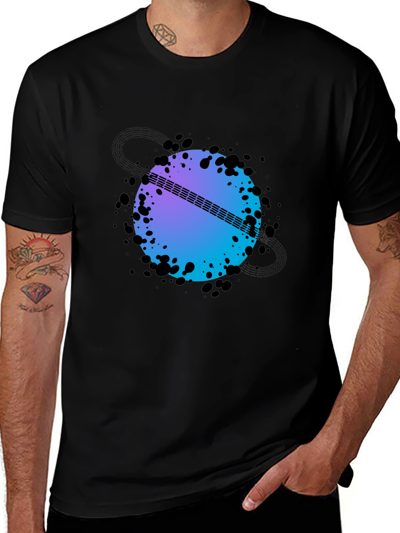 Variant 8 of Galaxy Guitar T-Shirt