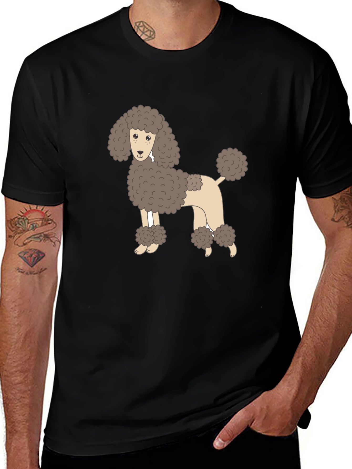 Variant 5 of Poodle Graphic T-Shirt