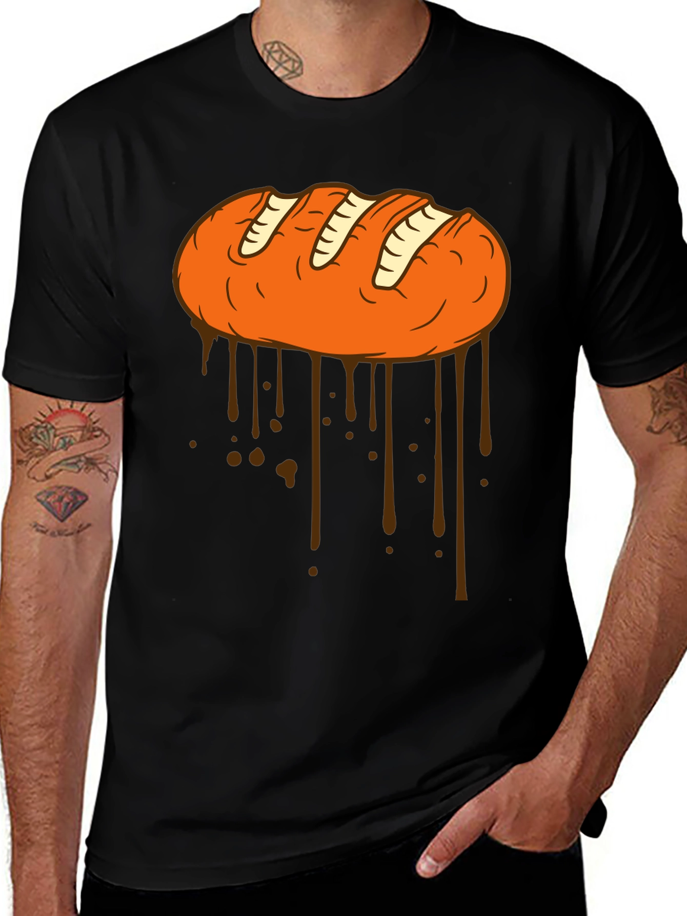 Bread Drip Graphic Tee - Unique Streetwear
