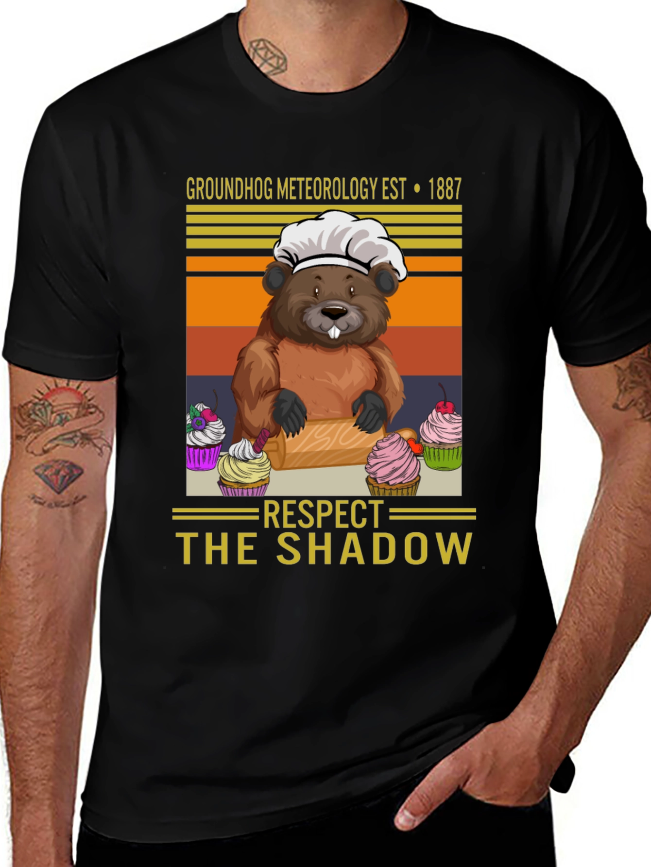 Variant 9 of Groundhog Meteorology T-Shirt
