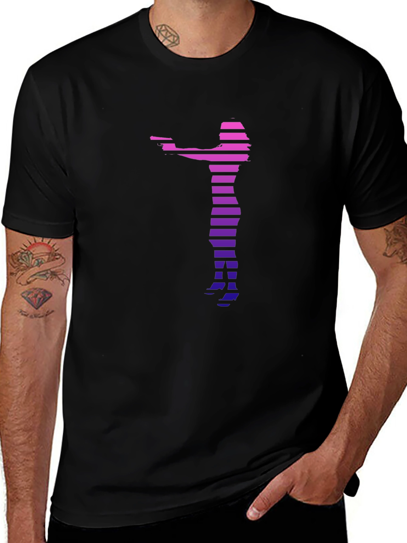 Variant 21 of Retro Silhouette T-Shirt