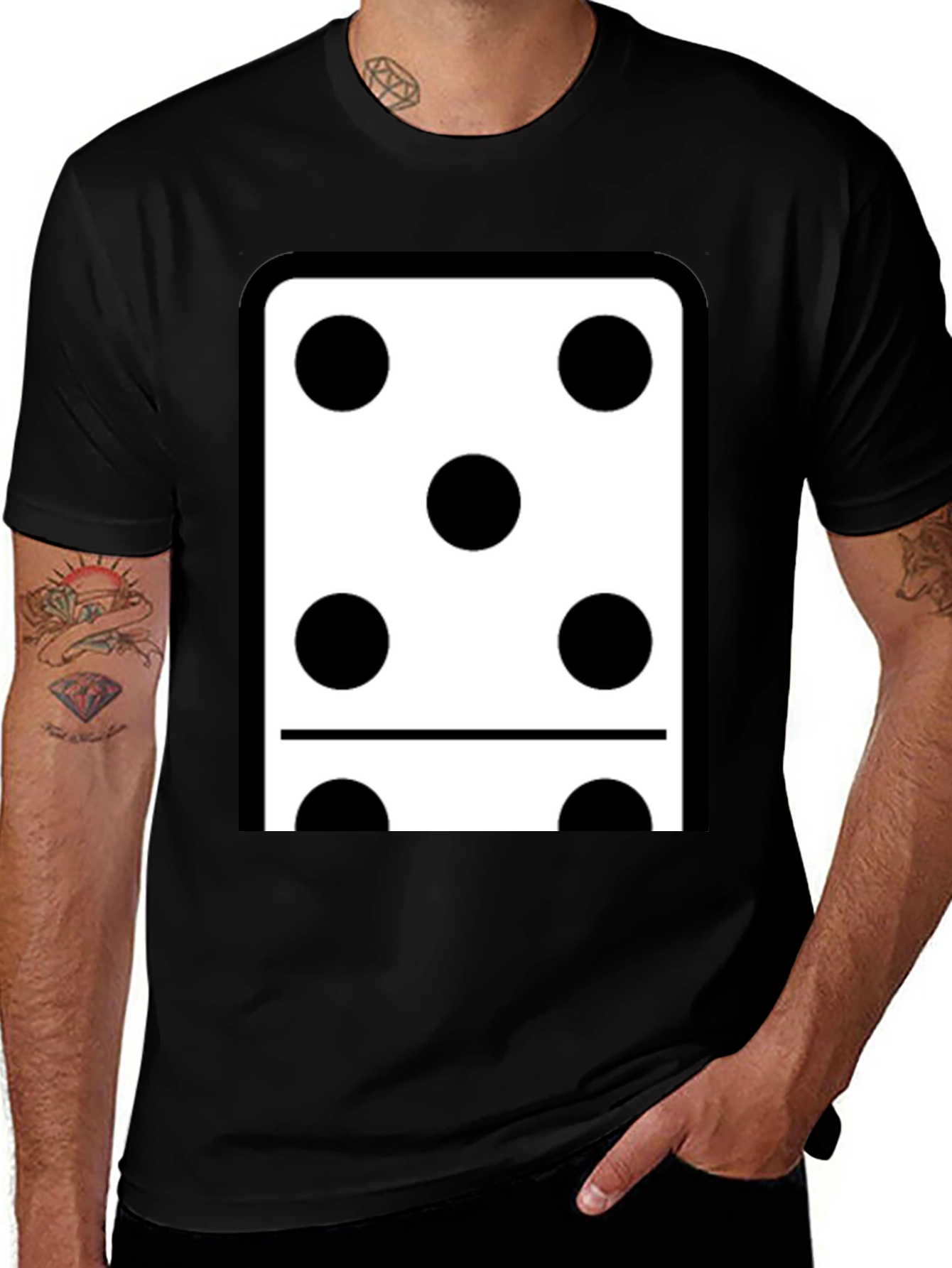 Domino Six T-Shirt - Lucky Number Tee