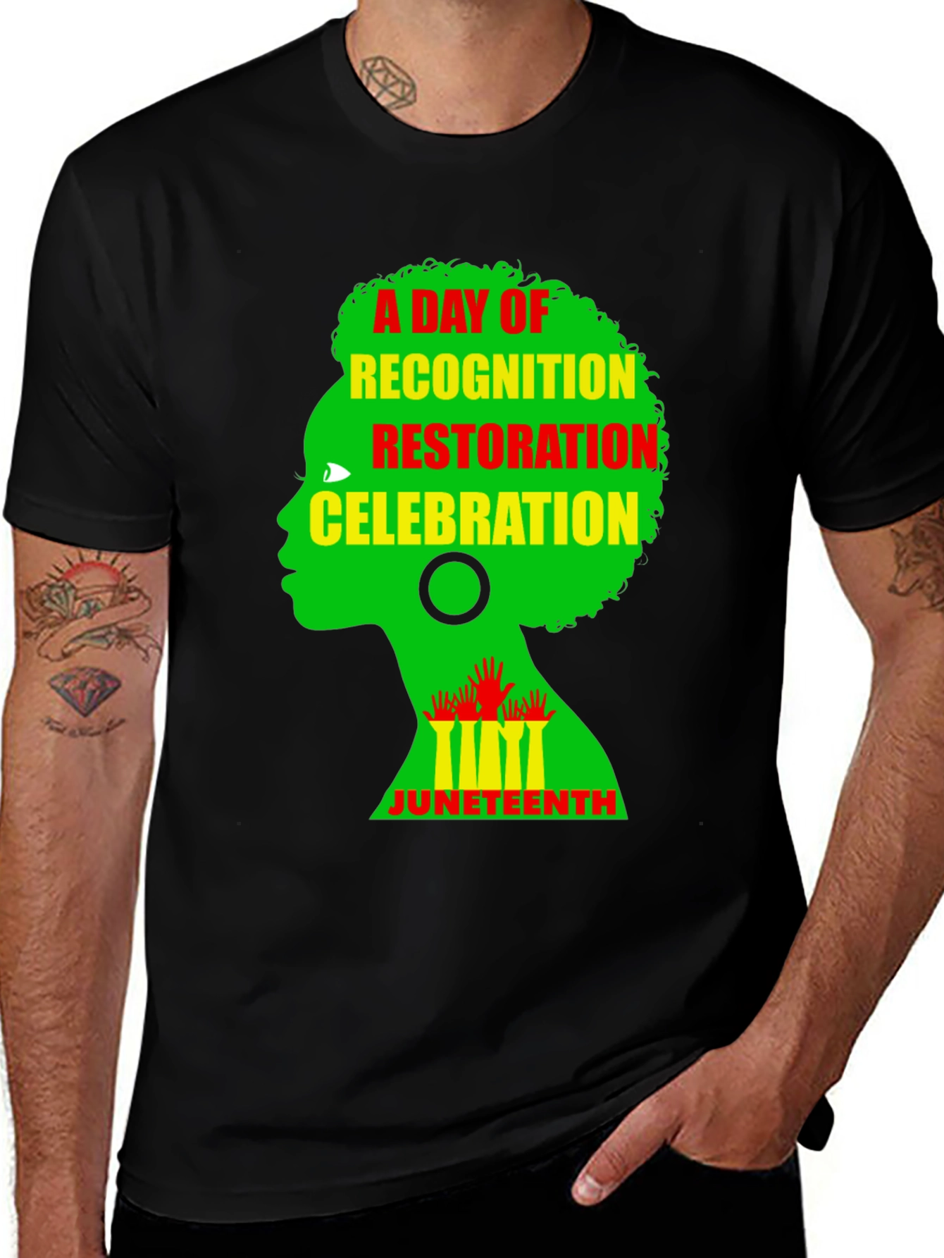 Juneteenth Celebration T-Shirt: Recognition, Restoration, Freedom