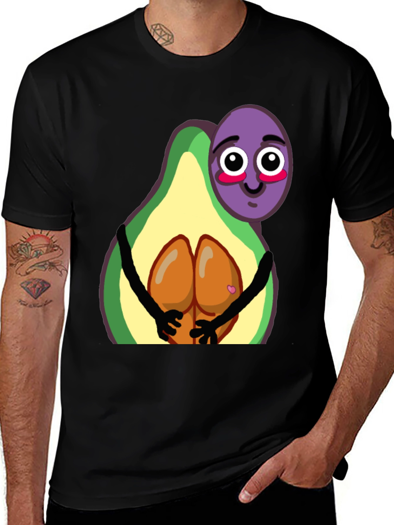Avocado Love T-Shirt - Funny Fruit Graphic Tee