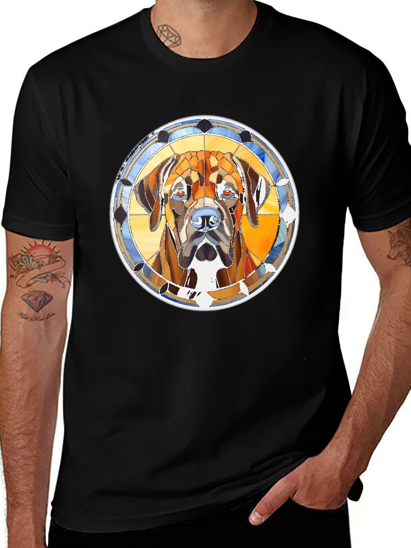 Variant 28 of Dog Portrait Graphic Print T-Shirt