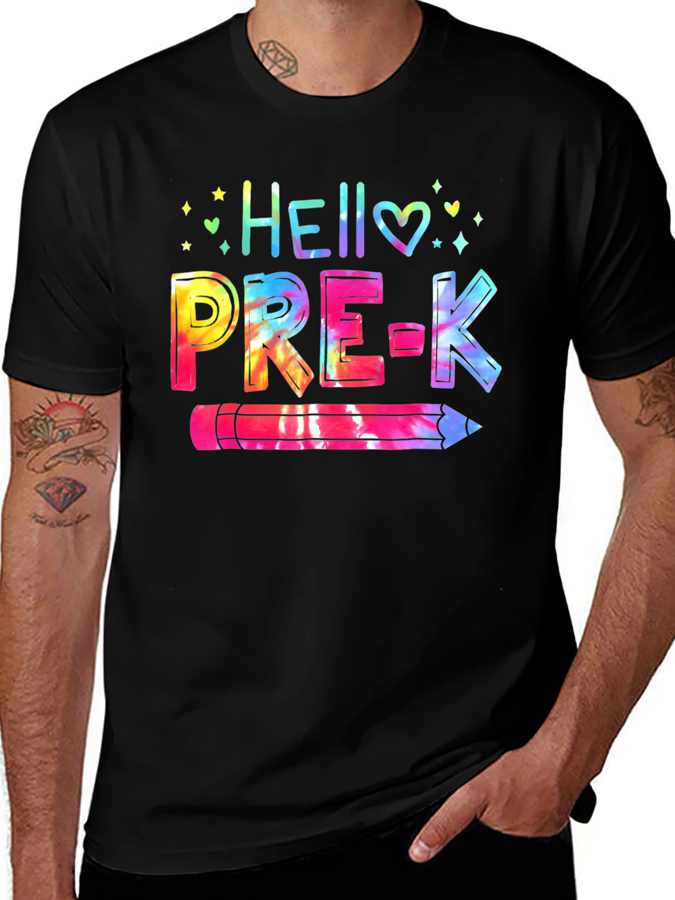 Hello Pre-K Tie Dye T-Shirt