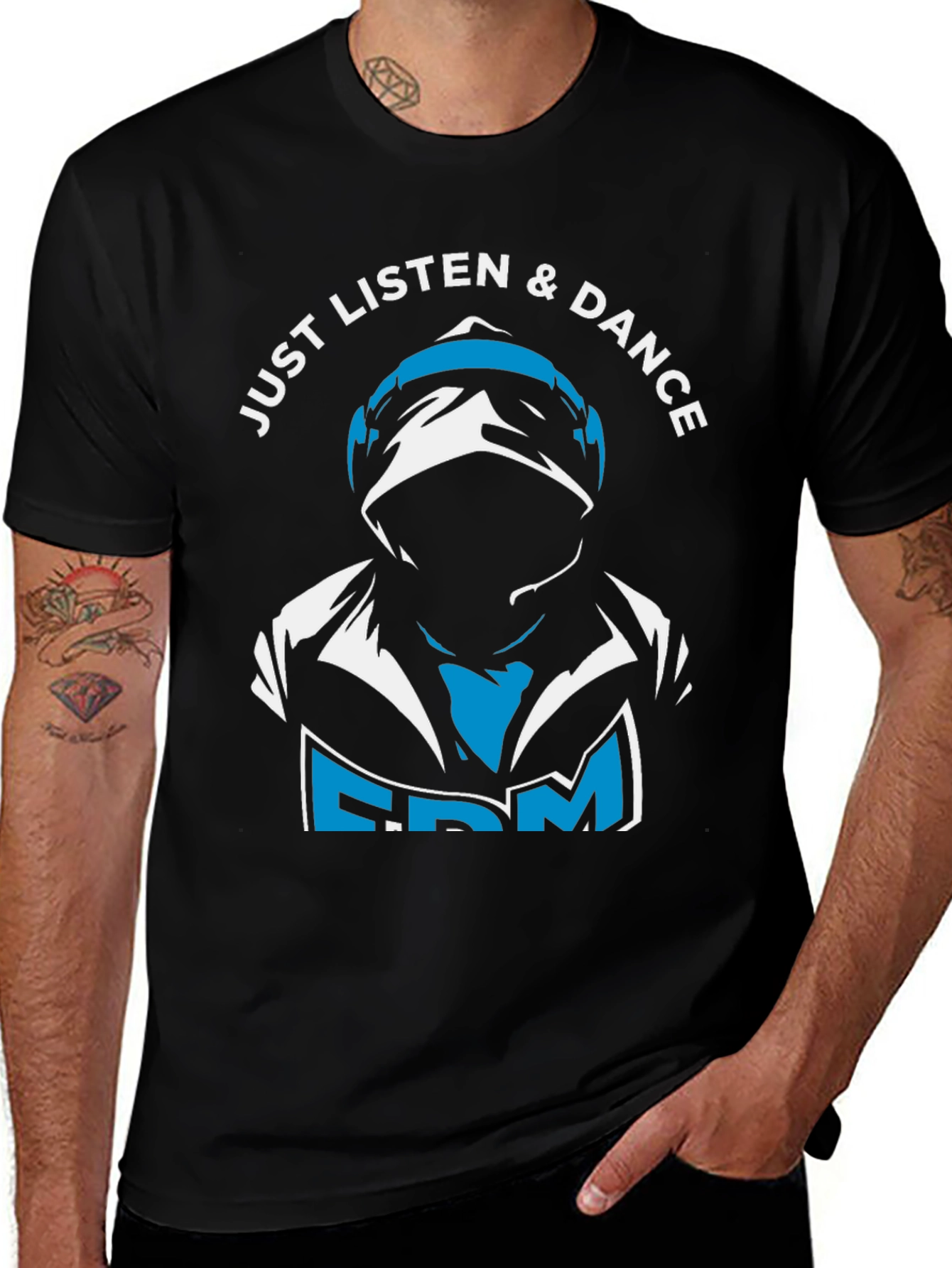 Variant 15 of Just Listen and Dance Graphic T-Shirt