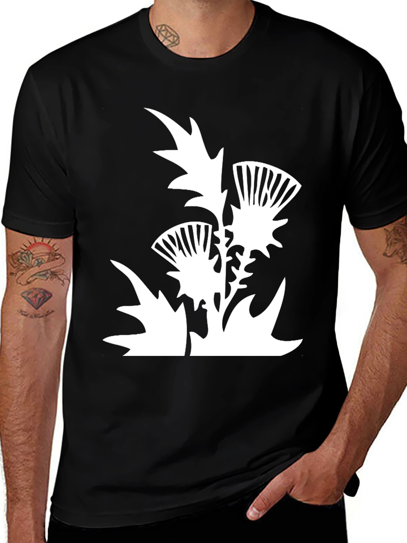 Variant 7 of Thistle Graphic Tee - Scottish Pride